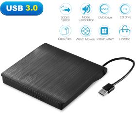 External CD DVD Drive USB 3.0 Slim DVD-RW Drive Superdrive Burner Writer High Speed Data Transfer USB Optical Drives Players