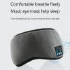 Sleep Eye Mask With Bluetooth-Enable Headphones Washable Travel Sleeping Hands Free Headband Built-in Side Speakers & Microphone