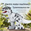 Electric T-Rex Dinosaur Toys Analog Tyrannosaurus And Dinosaur Toys; Tail With LED Light Up And Roar Sound Toys For Kids; Electronic Walking Robot Din