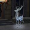 XXL Acrylic Christmas Reindeer 250 LED 6 ft Cold white