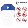 1pc Pest Mice Roach Cockroach Bed Bug Control Repeller Kill Mosquito+ Killer Insect +lighting ABS Plastic Ultrasonic Rodent Indoor