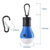 HAITRAL 2- Pack Portable LED Camping Light Bulbs with Snap Hooks and 3 Mode Lighting for Backpacking, Camping, Hiking, Emergency (HT-A012)