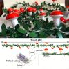 1pc, Mushroom String Lights, LED Aesthetic Garden Lights, Decorative Lamp For Bedroom Living Room Decor, Garden Yard Pathways Decor