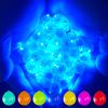 50PCS 9 Colors Balloon Light, Long Standby Time Mini Ball Light, Round LED Flash Lamp For Paper Lantern Balloon Party, Wedding, Birthday, Festival