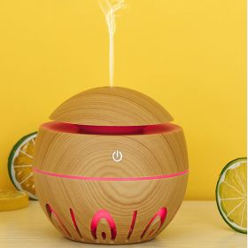 1pc Hollow Mushroom Humidifier; Configured With Power Cable (Color: Yellow)