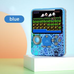 New G6 Macaron Power Bank Console; 3.5inch/8.9cm Color Screen Retro Console Built-in (Color: Blue, Items: Stand-alone)