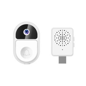 HD 1080P Wireless Visual Smart Security Doorbell (Color: White, Type: Doorbell)