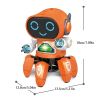 Six Claws Dancing Robot Toy For Kids; Walking Robot With Flashing Colorful Lights Music For Kids; And Has Moving Hands; Electronic Toy For Girls Great