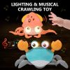 Toy Crab Octopus Induction Escape Children's Electric Toy Charging Luminous Music Novel And Peculiar