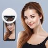 LED Smart Phone Camera Photo Beauty Light; Ring Light Clipped On The Phone; Three Files Lighting Adjustment.