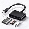 1PC USB C SD Card Reader Adapter Type C Micro SD TF Card Reader Multifunction 3 In 1 OTG Adapter For Laptop IPad PC MacBook Phone Camera