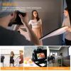 5 In 1 Photography Round Light Reflector Collapsible Multi Disc Light Diffuser w/ Storage Bag Translucent Silver Gold White Black 5 Colors Reflector D