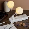 Christmas Lights; Christmas Decoration 1pc Creative Moon Shape Night Light; USB Moonlight Night Light; Soft Energy Efficiency Power Saving Lamp