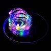 6 Pcs Solar Powered Mason Jar Lid Lights 20 LEDs Fairy String Lights Xmas Garden Decor