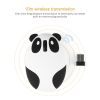 Cute Cartoon Panda Wireless Mouse Rechargeable 1600DPI Optical Mouse USB Computer Mouse And Mouse Pad Suitable For PC Desktop Laptop; Need To Buy A 7t