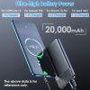 Power Bank Portable Phone Charger for Home Office Travel External Battery Pack with 1 Micro USB Cable Fit For IOSPhone 13/12 Samsung Galaxy S21 And Mo